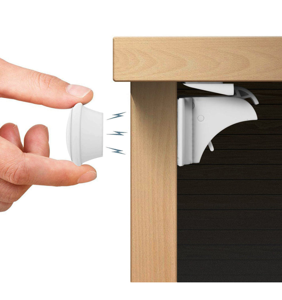 SafeSpace Click – Osynlig skydd – Magnetiskt barnlås utan borrning