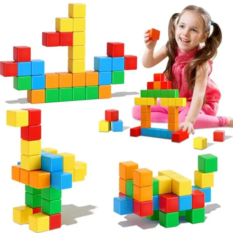 Magnet Toys – Lära sig & bygga – Magnetiska byggklossar