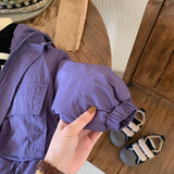 LiloWear – Vindtät och vattenavvisande – Barnvindjacka med huva