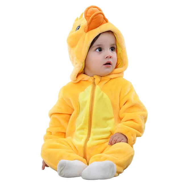 Mini Fashion - Hållbar & tvättbar - Djurromper Onesie (0-24 månader)