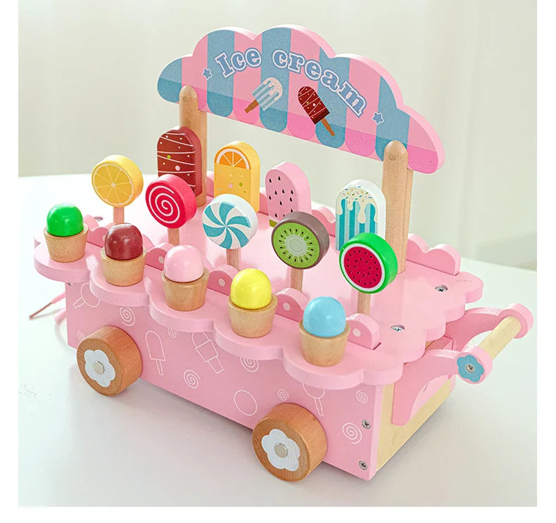 Wooden Gelato™ – Iskall fantasi – Rollspelande glassbil