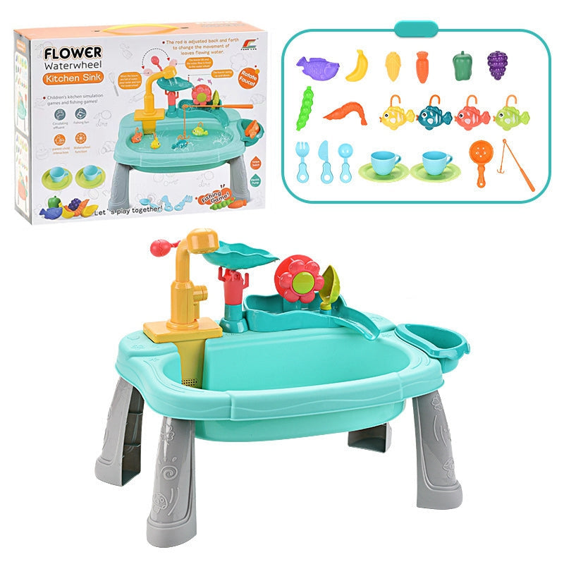 SinkPlay – Fantasi & utveckling – 2-i-1 leksakssink & fiskespel