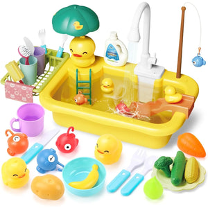 Children Kitchen – Roligt och lärorikt i vatten – 2-i-1 lekbänk