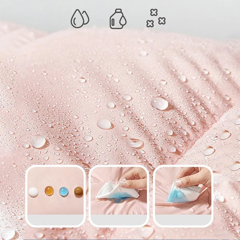 CuddleCoat  – Tjock vadderad jacka med björnluva