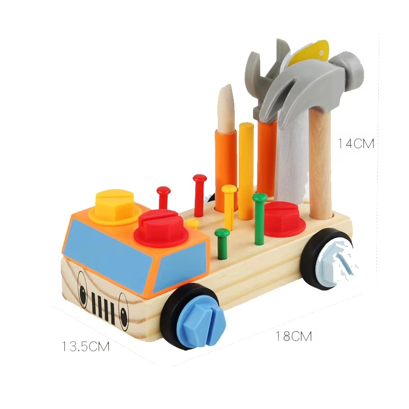 Woods™ - Finmotorik och koordination - Leksaksbyggnadsfordon