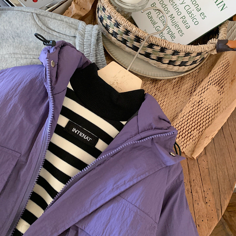 LiloWear – Vindtät och vattenavvisande – Barnvindjacka med huva