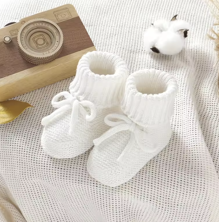 SnuggleSteps – Varma och mjuka – stickade babyskor