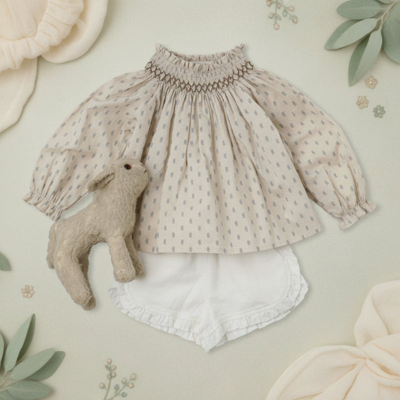 Cotton Shirt & Shorts – Lätt och bekvämt – Sommarset för barn