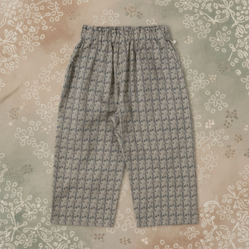 Plaid Cotton Pants – Luftiga och andningsbara – avslappnade byxor i ballong-/haremstil