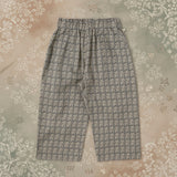 Plaid Cotton Pants – Luftiga och andningsbara – avslappnade byxor i ballong-/haremstil