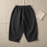 Plaid Cotton Pants – Luftiga och andningsbara – avslappnade byxor i ballong-/haremstil