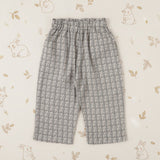 Plaid Cotton Pants – Luftiga och andningsbara – avslappnade byxor i ballong-/haremstil
