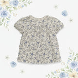 Vine Print Blouse – Lätt och gulligt – Barnblus med puffärmar