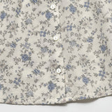 Vine Print Blouse – Lätt och gulligt – Barnblus med puffärmar