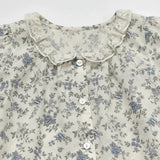 Vine Print Blouse – Lätt och gulligt – Barnblus med puffärmar