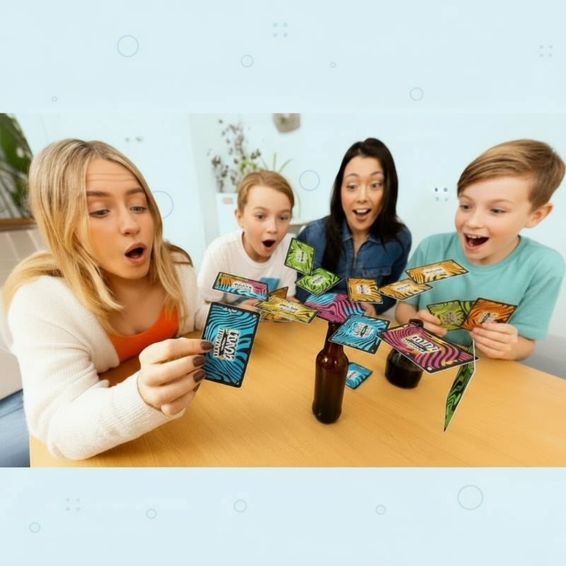 FloatCards – Unikt & interaktivt – kortspel med balansutmaning