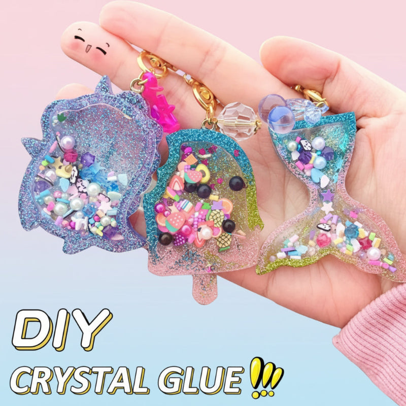 DIY Crystal Keychain Kit – Kreativt & lekfullt – Pysselkit för nyckelringar