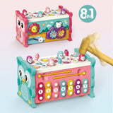Montessori Hammering Toy – Motorik & inlärning – 8-i-1-lekset