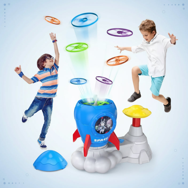 Butterfly Rocket Launcher Game – Aktivt & lekfullt – Flygande frisbee-raket