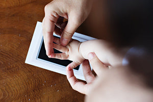 Baby Handprint Kit™ - Unikt minne av ditt barn - Kit för handavtryck
