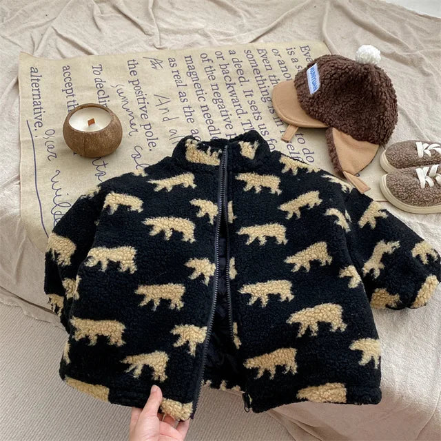 Mini Fashion™  – Extra mjuk och varm – Bären fleeceväst