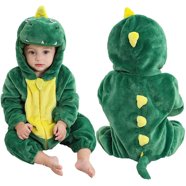 Mini Fashion - Hållbar & tvättbar - Djurromper Onesie (0-24 månader)