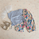 Sleeveless Tops & Pants – Mjuk & elegant – Sommarset för barn