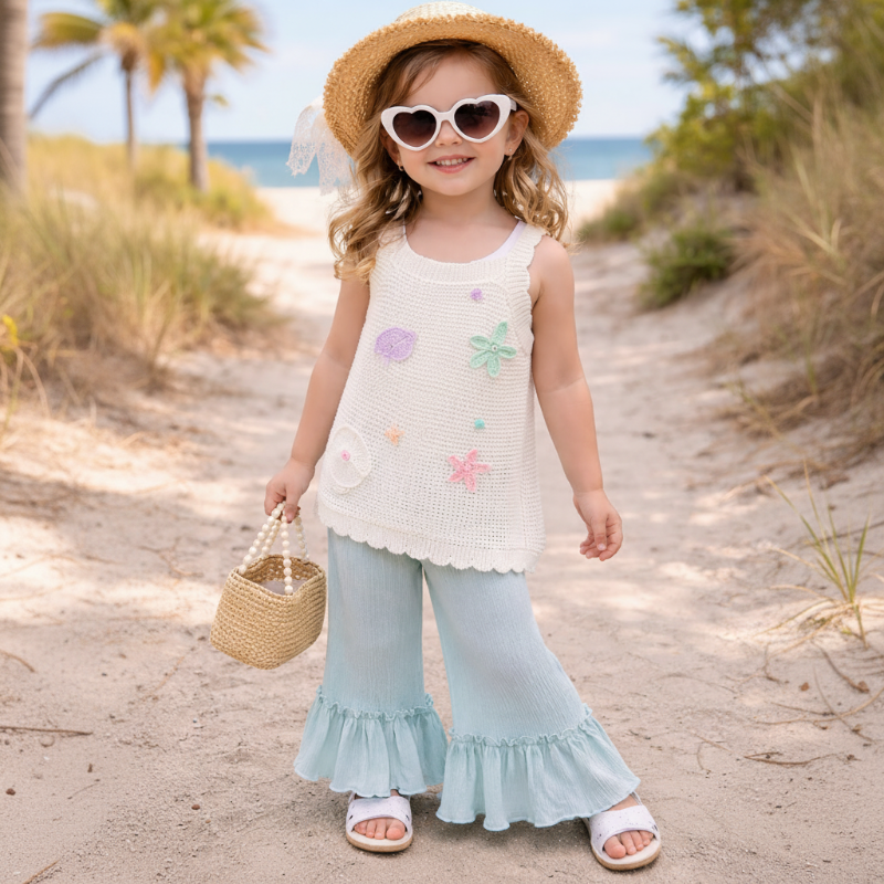 Girls Summer Outfit – Trendigt och bekvämt – Sommarklädeset för barn