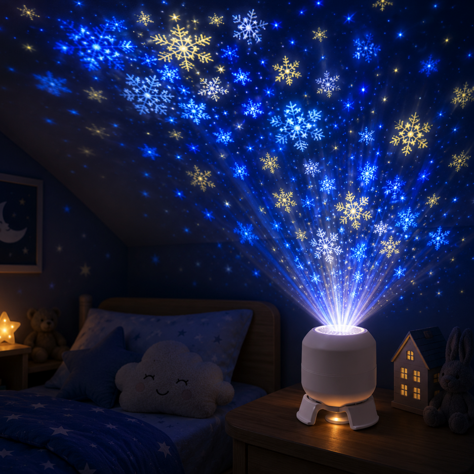 SeaDream – Lekfullt & lärorikt – 360° roterande LED-nattlampa