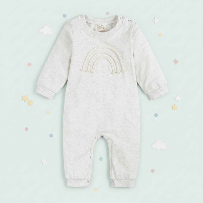 SnuggleHue – Mjuk och bekväm – Regnbågsfärgad babybody