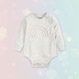SnuggleHue – Mjuk och bekväm – Regnbågsfärgad babybody