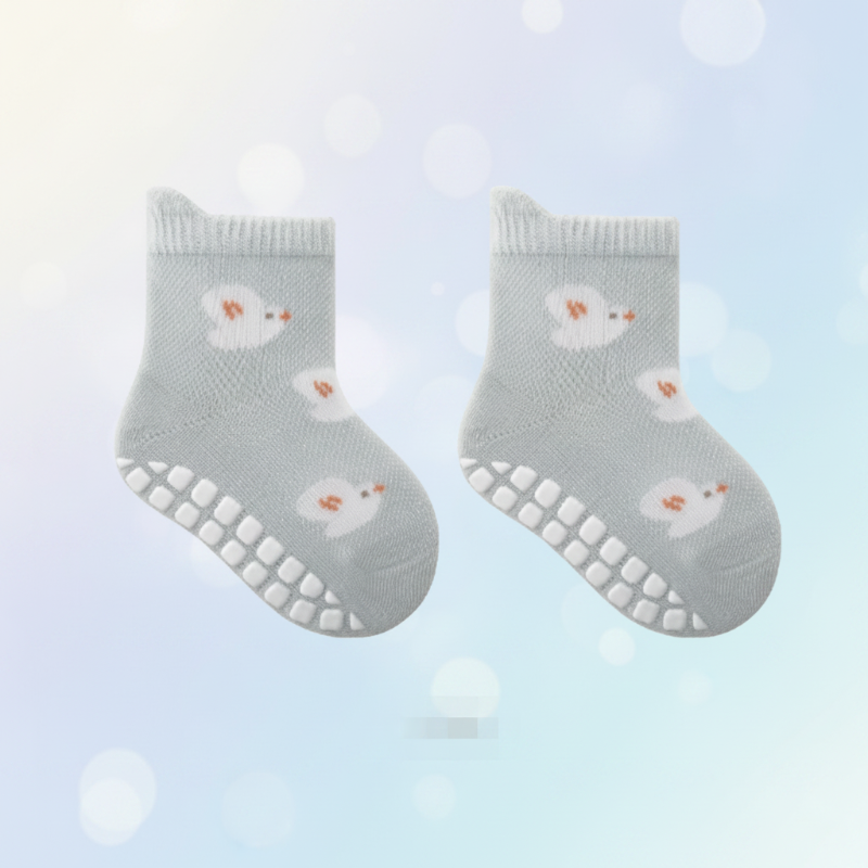 Soft Grip Socks – Mjuka & praktiska – halkskyddsstrumpor för bebisar