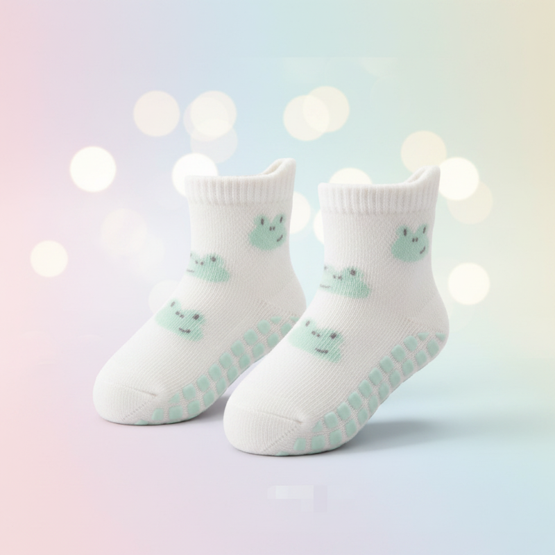 Soft Grip Socks – Mjuka & praktiska – halkskyddsstrumpor för bebisar