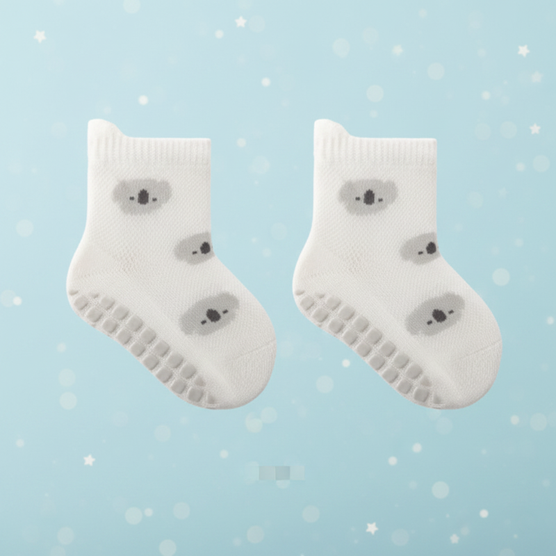 Soft Grip Socks – Mjuka & praktiska – halkskyddsstrumpor för bebisar