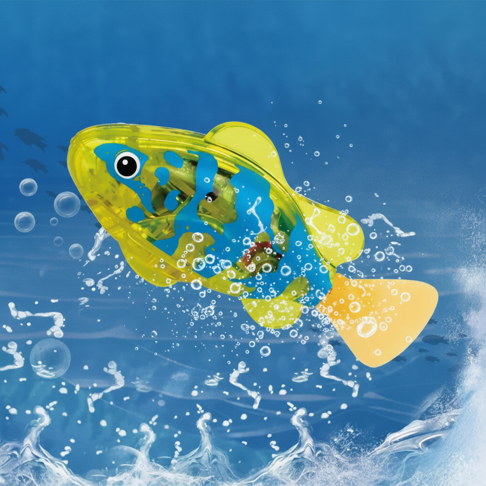 TinySwim – Kul & rörelse – Elektronisk simfisk med LED-ljus