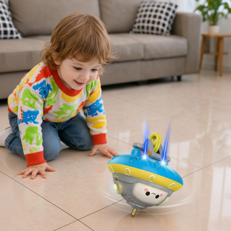 Tightrope Walking UFO Toy – Interaktivt & fascinerande – Balansrobot-leksaker