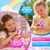 UnicornTalk – Gulligt & interaktivt – Unicorn-walkie-talkie för barn