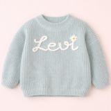 TinyStitch – Personlig stickad namntröja för barn