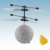 HoverFun – LED-belysning & pedagogiskt – Flygande fyrrotor-drönare
