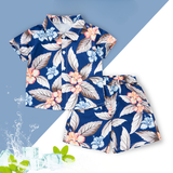Mini Fashion™ - Fräsch och glad - Blommigt set för pojkar