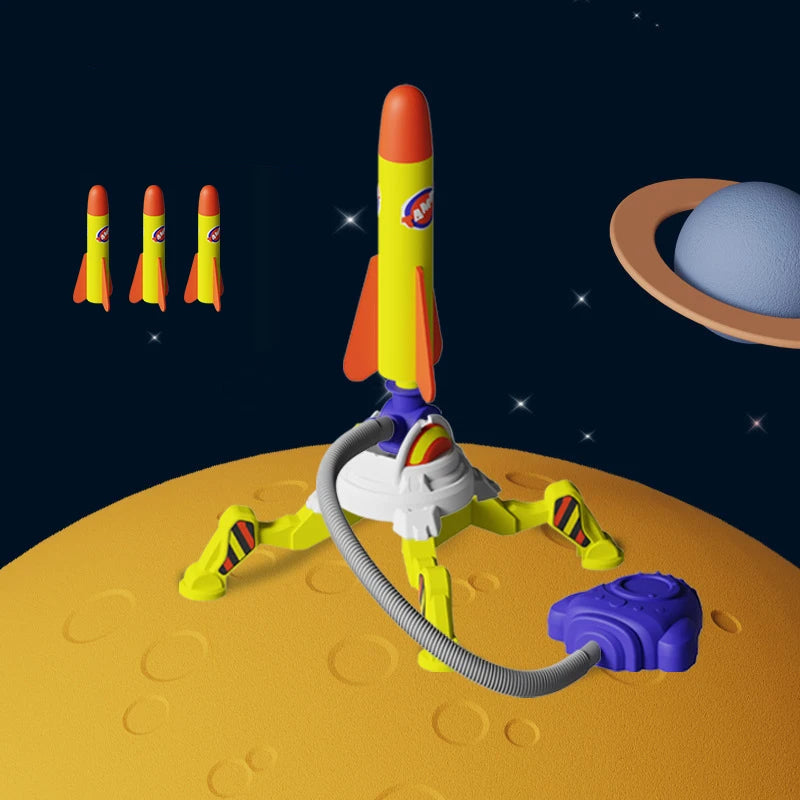 Air Rocket - Hoppa & Släpp - Raketleksak