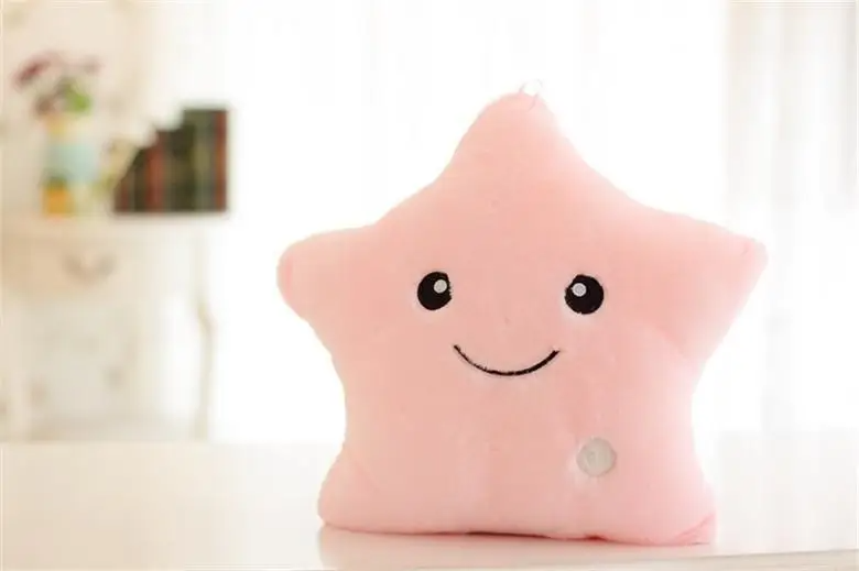 Glow Star Pillow™ – Stjärnglädje i sängen - självlysande gosedjurskudde