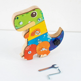 Dino Screwdriver Board™ - Vänd & Utforska - Sensoriska leksaker