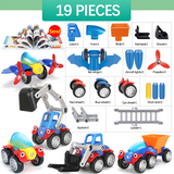 Magnetic Cars™ – Magnetisk bygglek - leksaksset med magnetiska fordon
