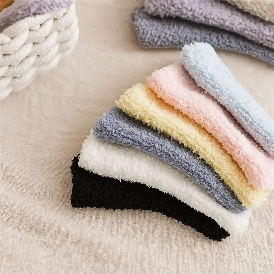 SnuggleBoo – Varma och mjuka – fleece-babysockor