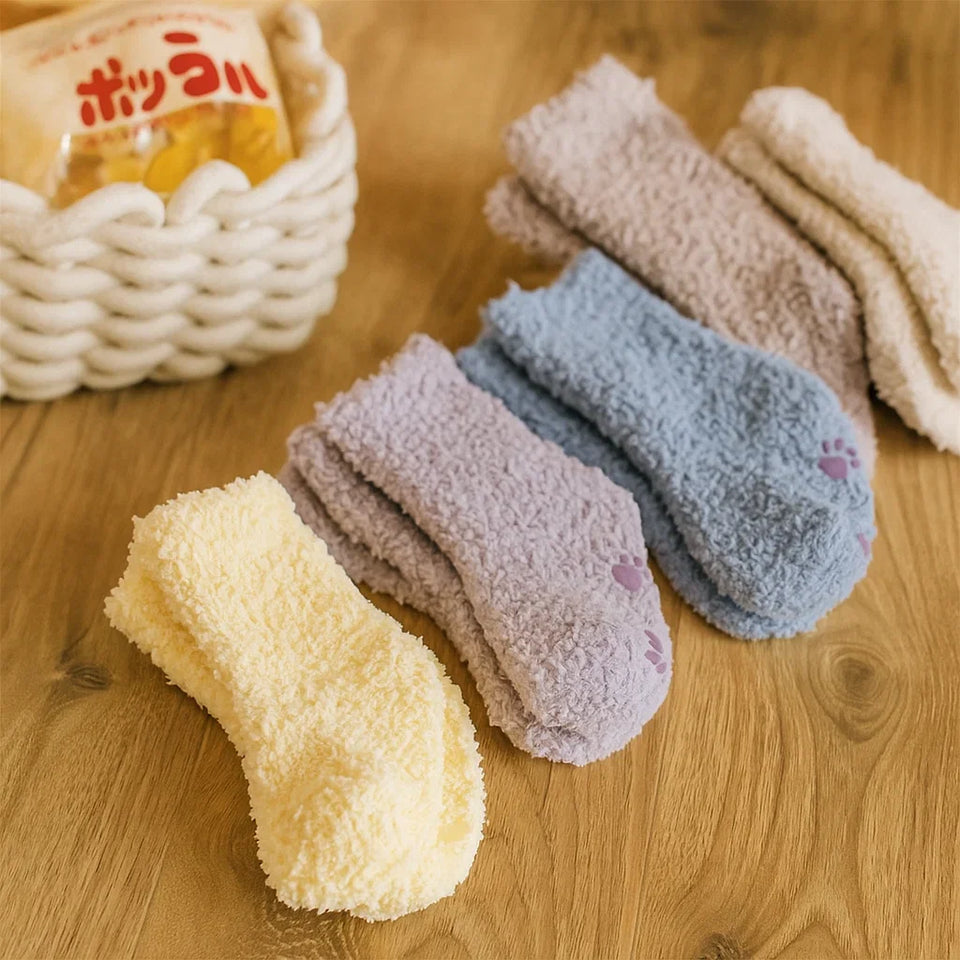 SnuggleBoo – Varma och mjuka – fleece-babysockor