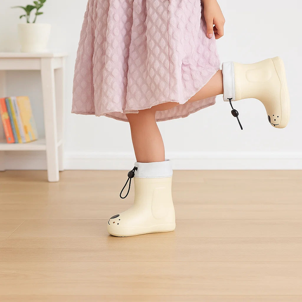 PuddlePaws Kids – Vattentät & lekfull – Woef regnstövlar