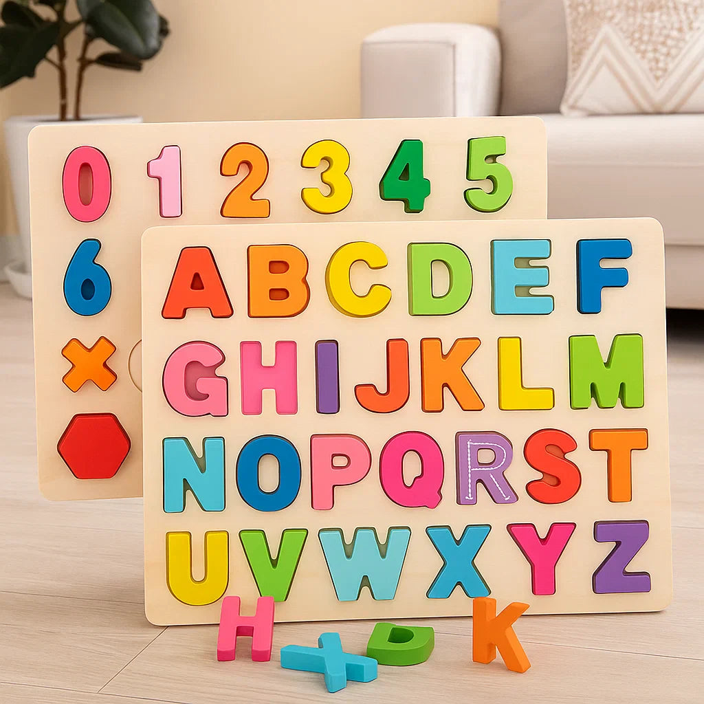 AlphaBlocks – Trä & Pedagogiskt – 3D-bokstavspussel