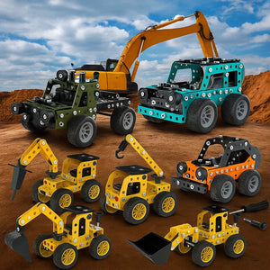 MetalBuild – Tufft & pedagogiskt – Konstruktionsfordonsset