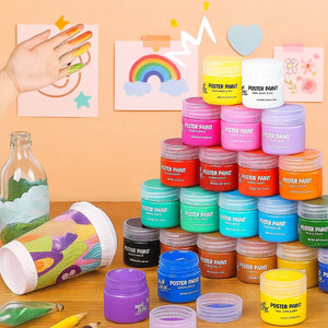 PaintJoy – Färgglatt och kreativt – Fingerfärg- och gouacheset